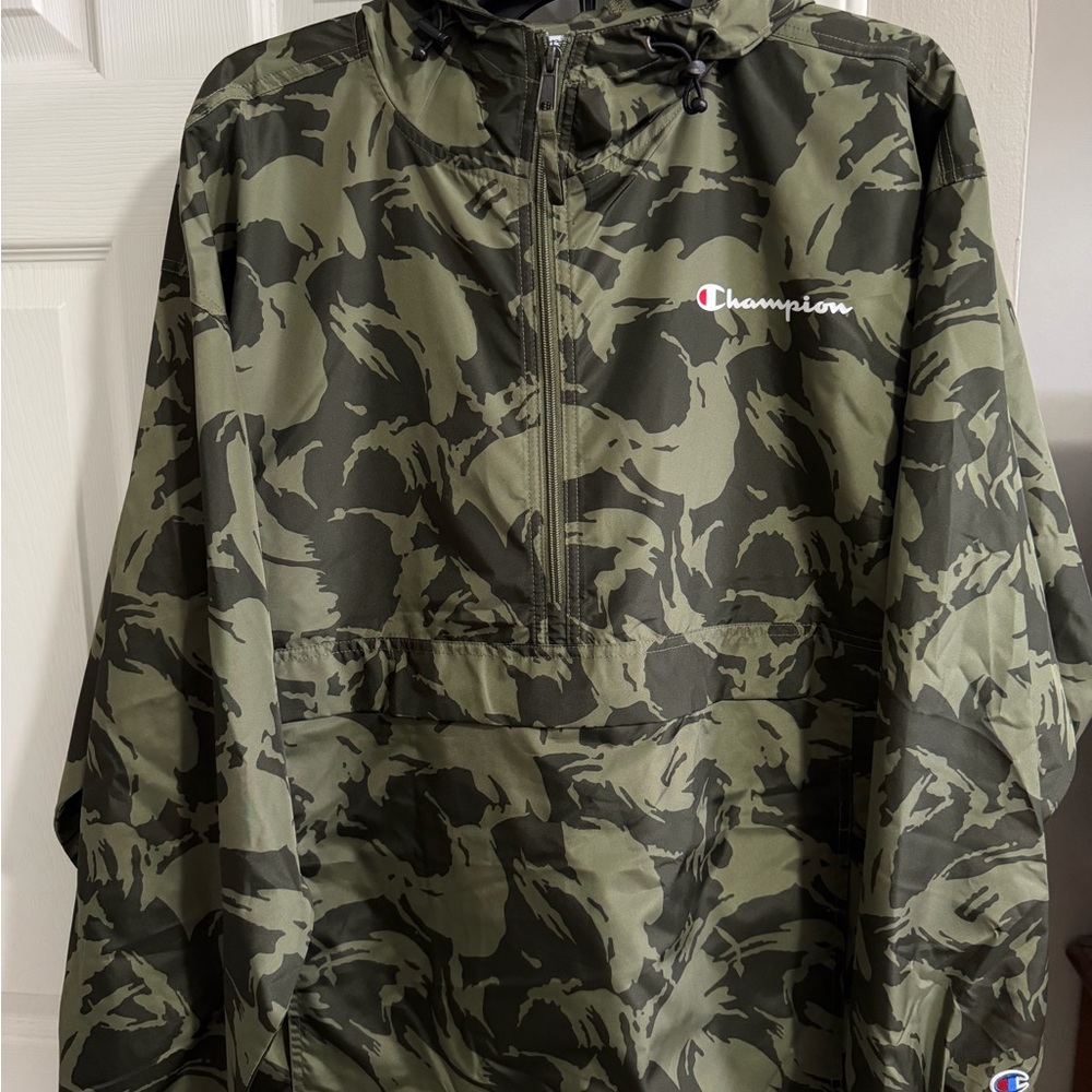 Champion Green Camo Anorak Jacket
